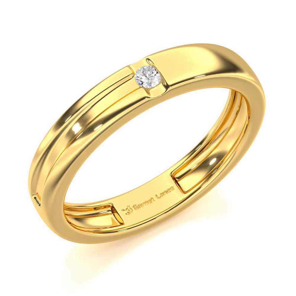 Regal Unity Men Solitaire Ring