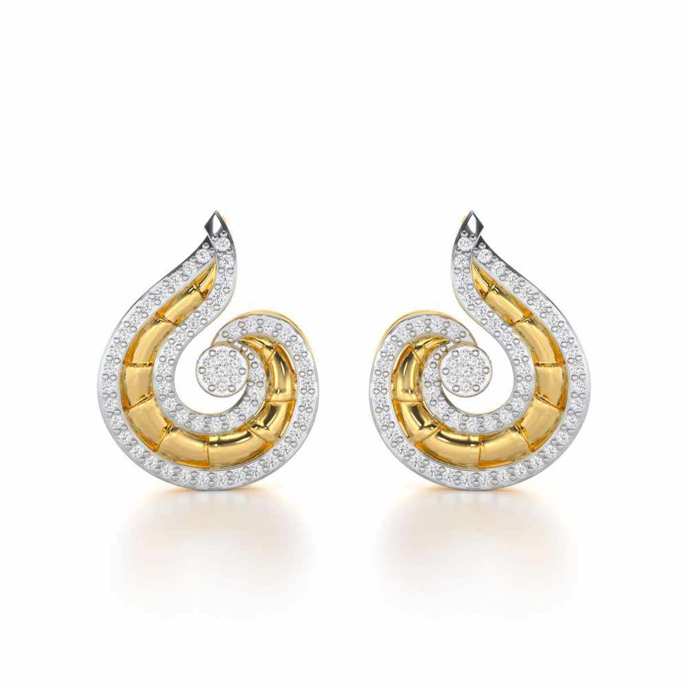 Serene Glow Silver Earrings