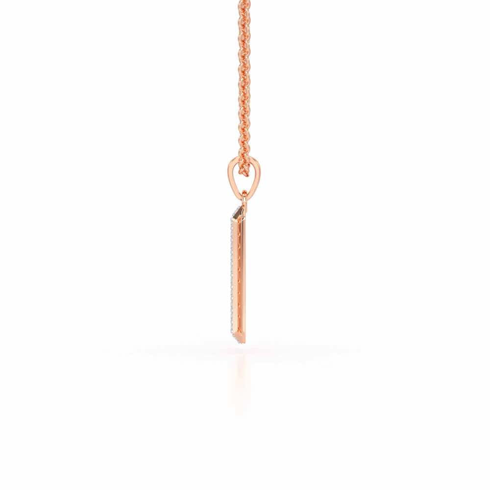 Sheen Desire Silver Pendant - Rose Gold - Image 4