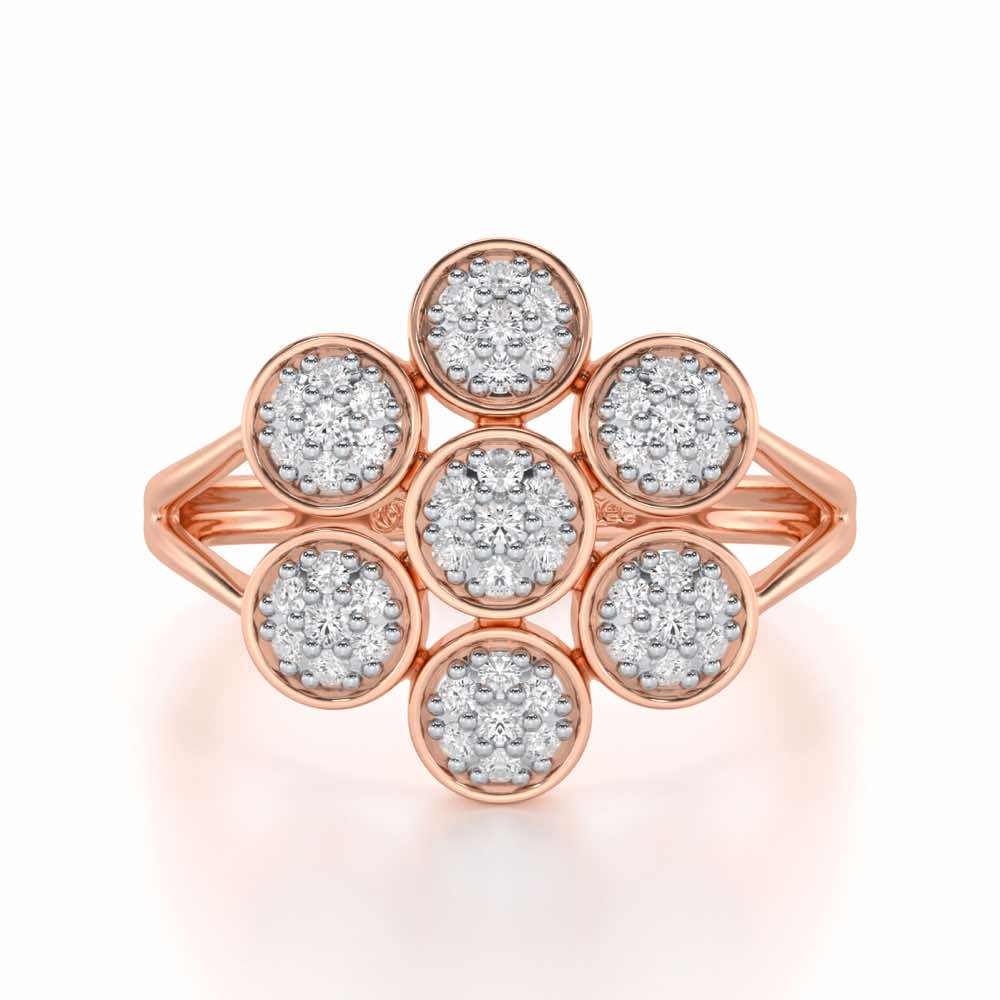 Sleek Shine Silver Ring - Rose Gold - Image 5