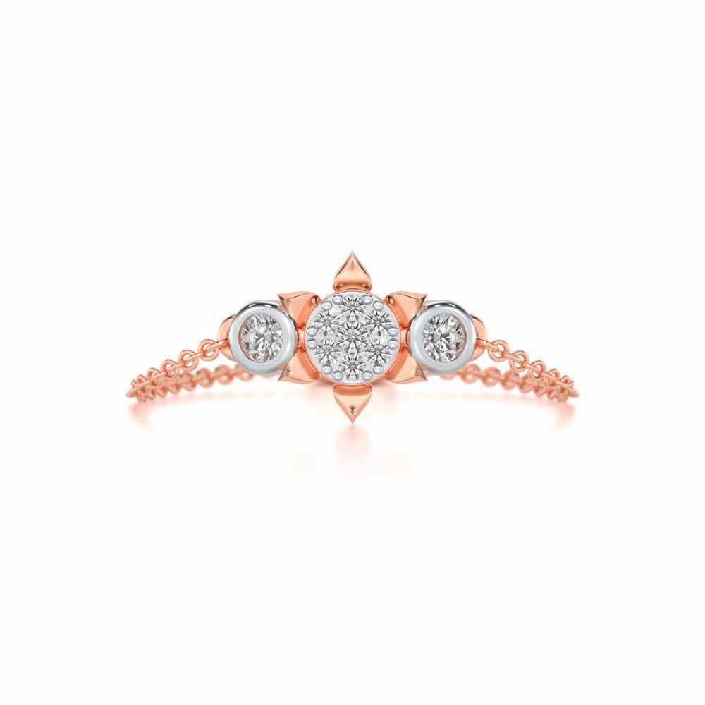 Starflies Adjustable Silver Ring - Rose Gold - Image 5