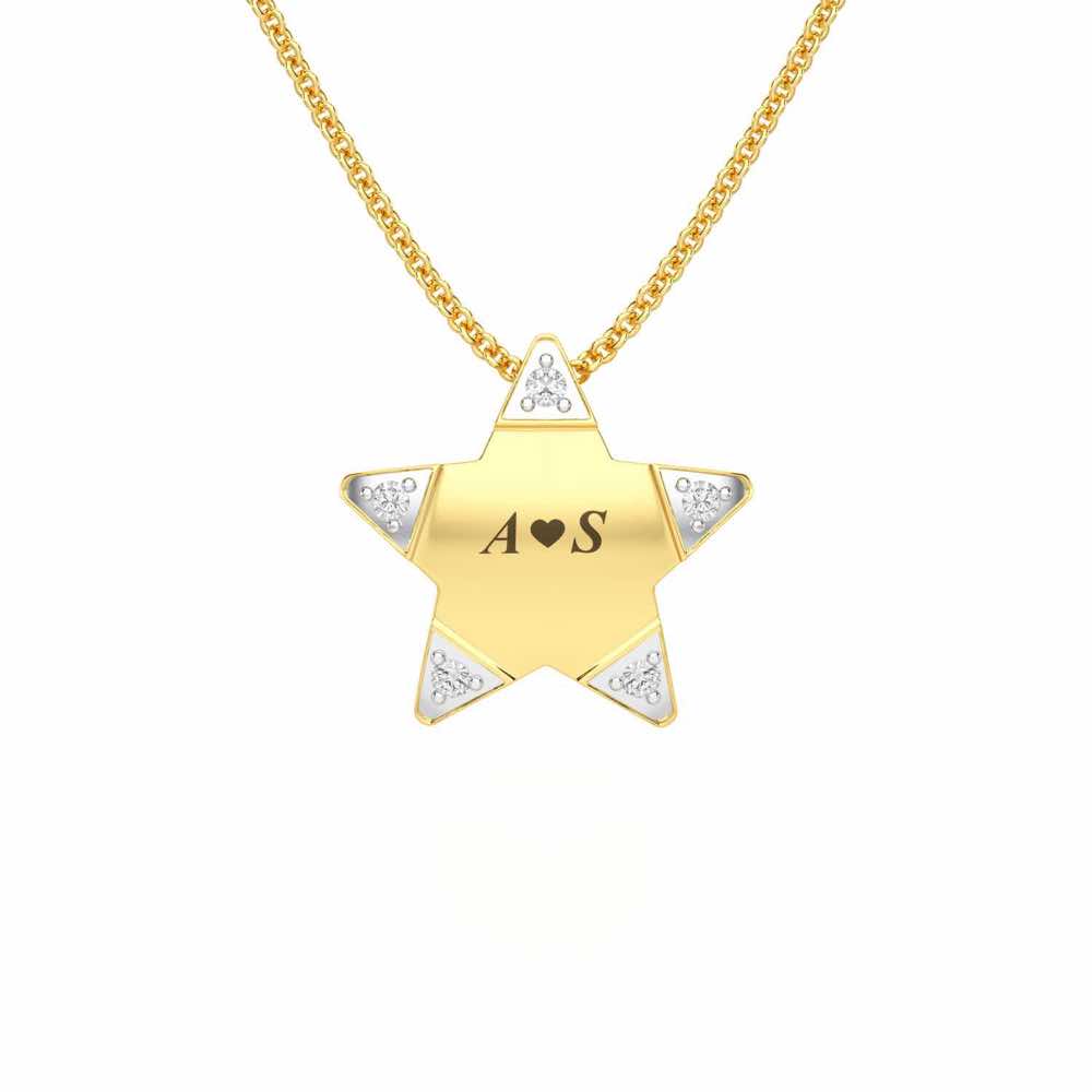 Starry Say Silver Pendant