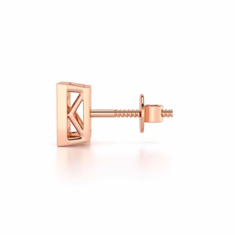 Strapping Silver Men Stud - Rose Gold - Image 4