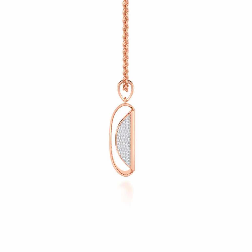 Surmayi Silver Pendant - Rose Gold - Image 4
