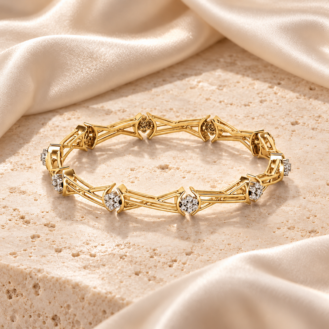 Tango Silver Bangles