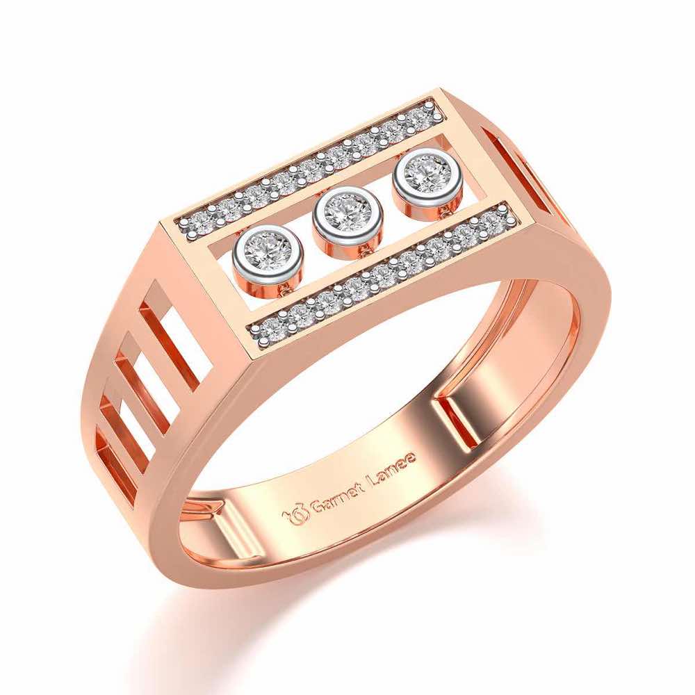 Three Dots Ring For Men