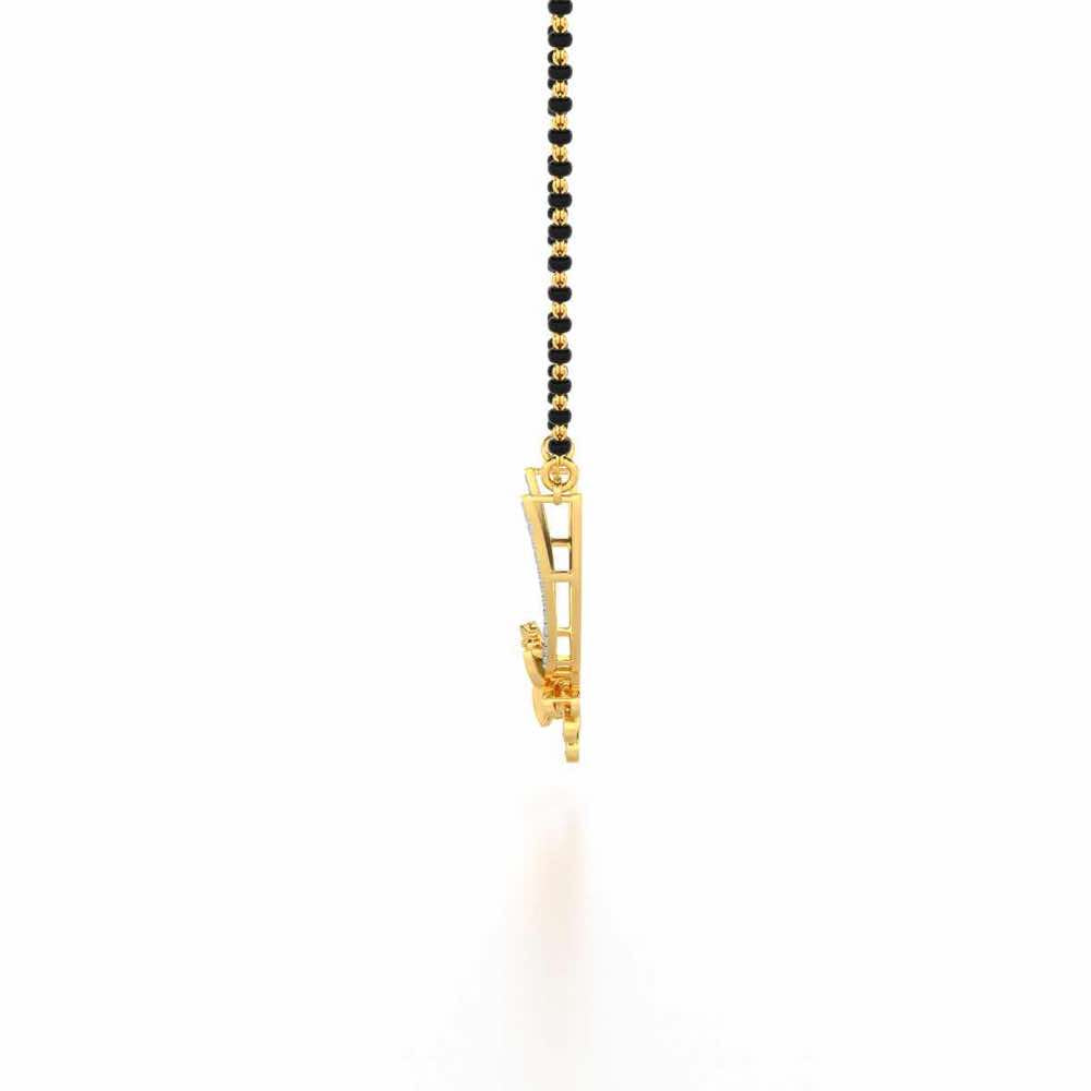 Udaan Silver Mangasutra - Yellow Gold - Image 4