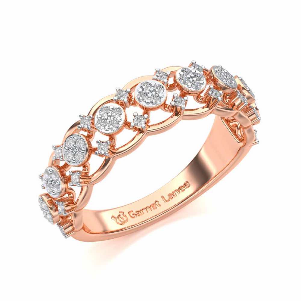 Ziya Glam Silver Band Ring