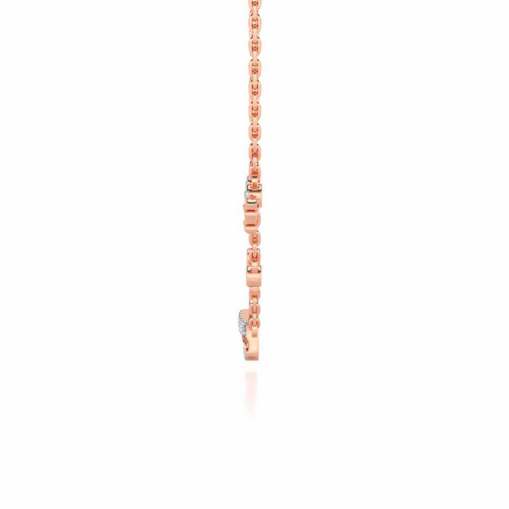 Zoom Silver Pendant - Rose Gold - Image 4