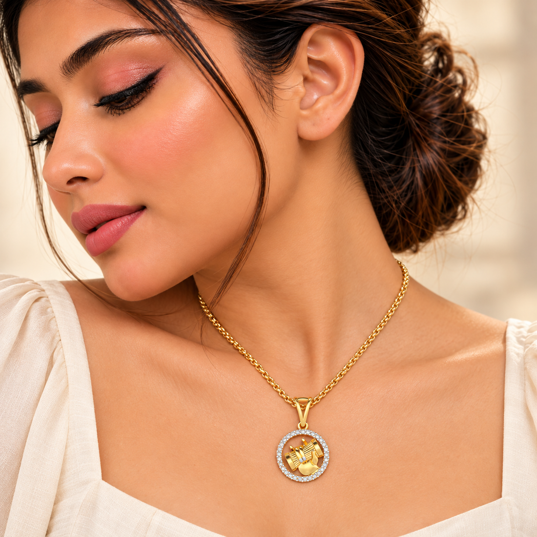 Care Silver Pendant