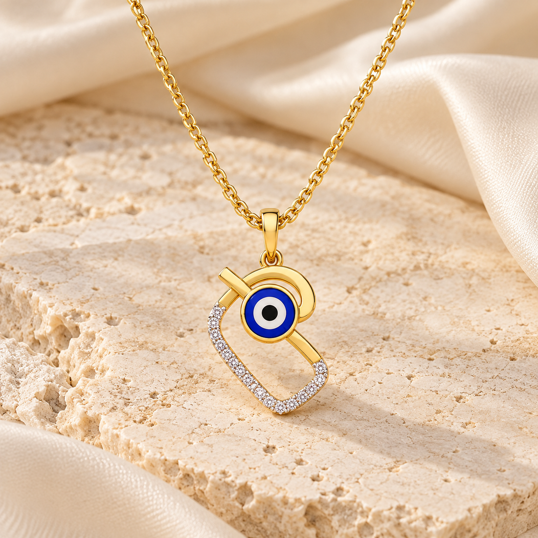 Eye of Fortune Silver Pendant