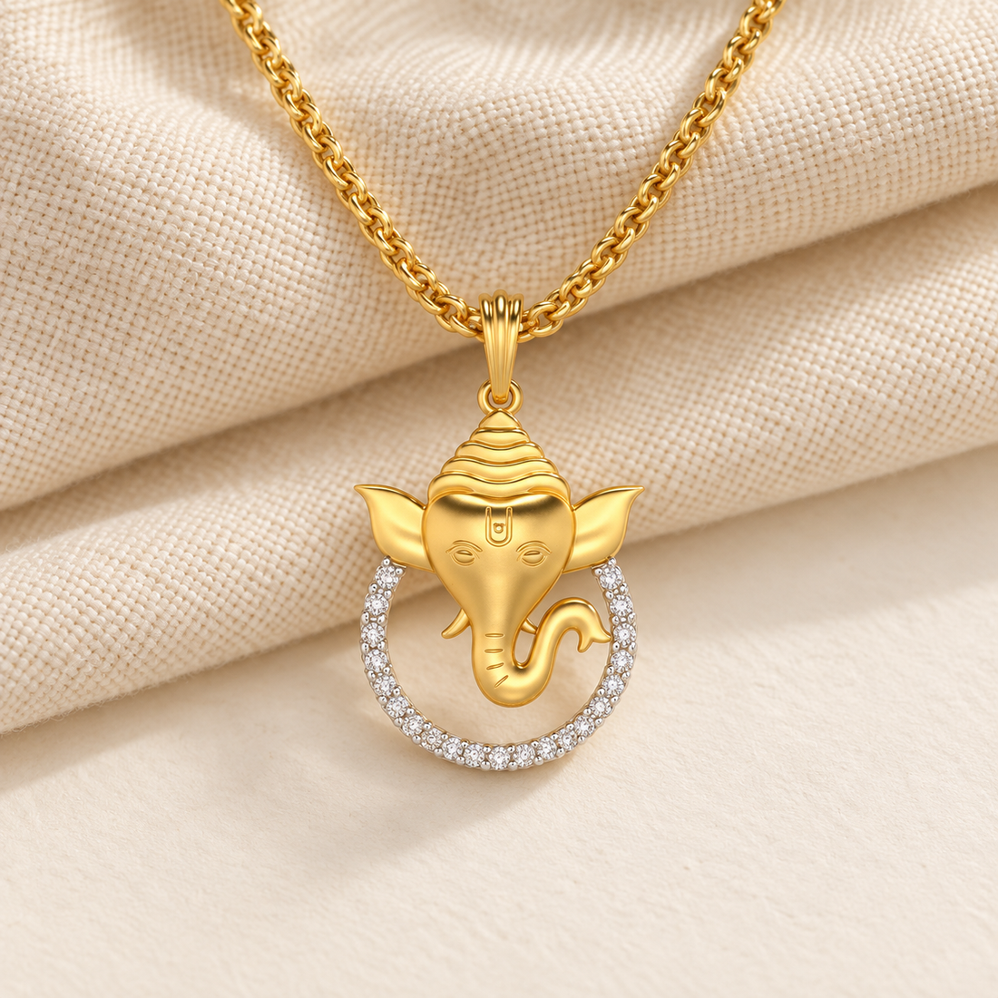Ganesha Silver Pendant