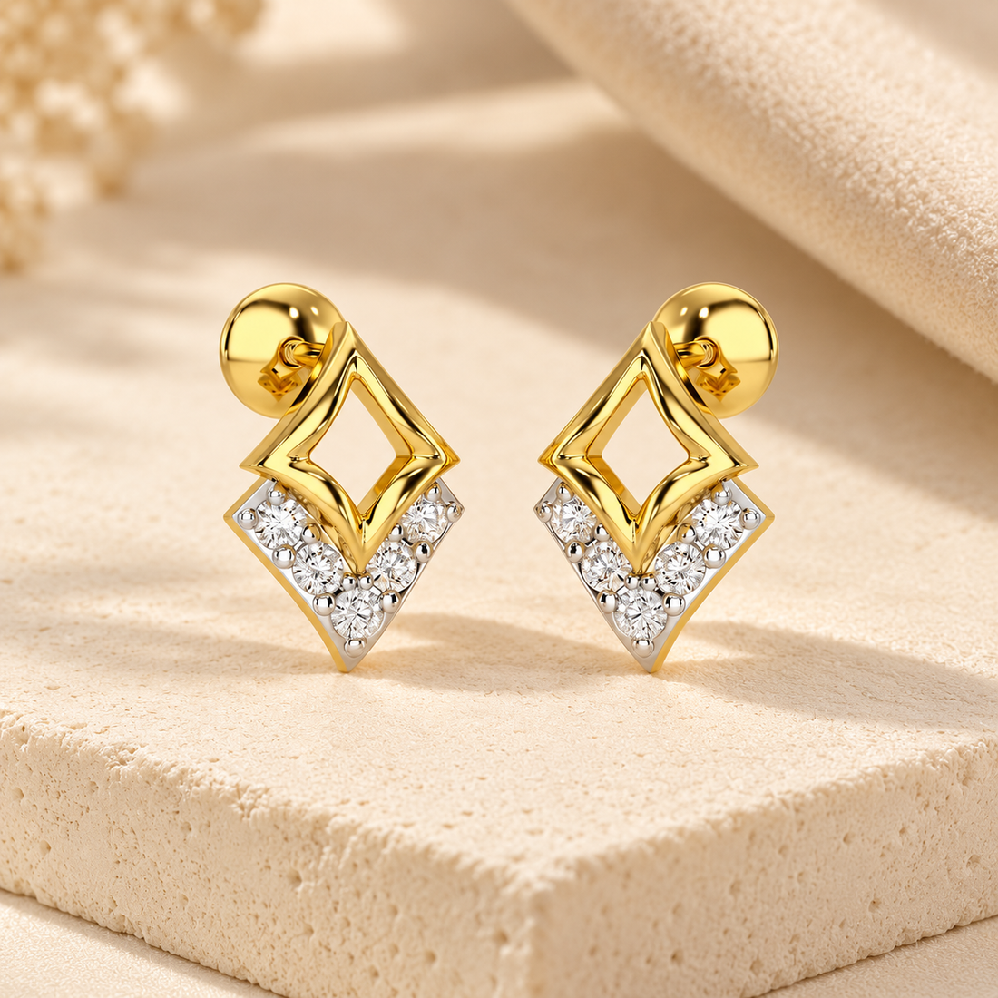 Celestial Stars Silver Earrings