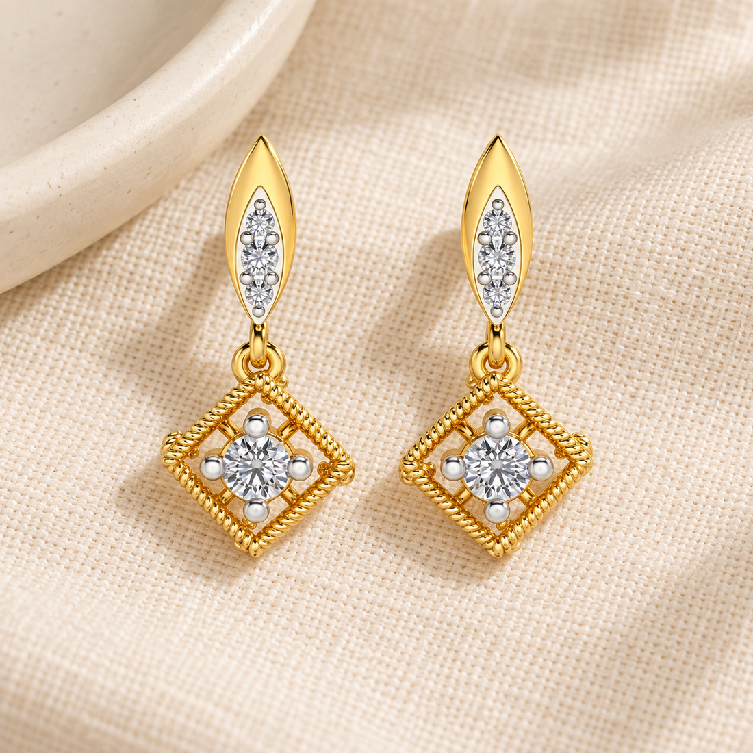 Tinsel Drop Earrings