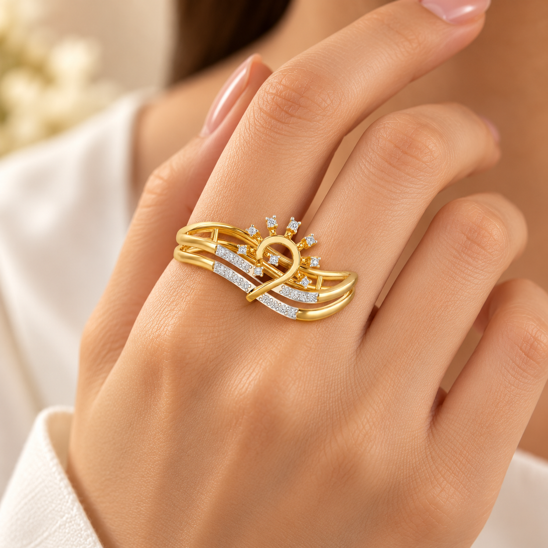 Ignite Glow Silver Ring