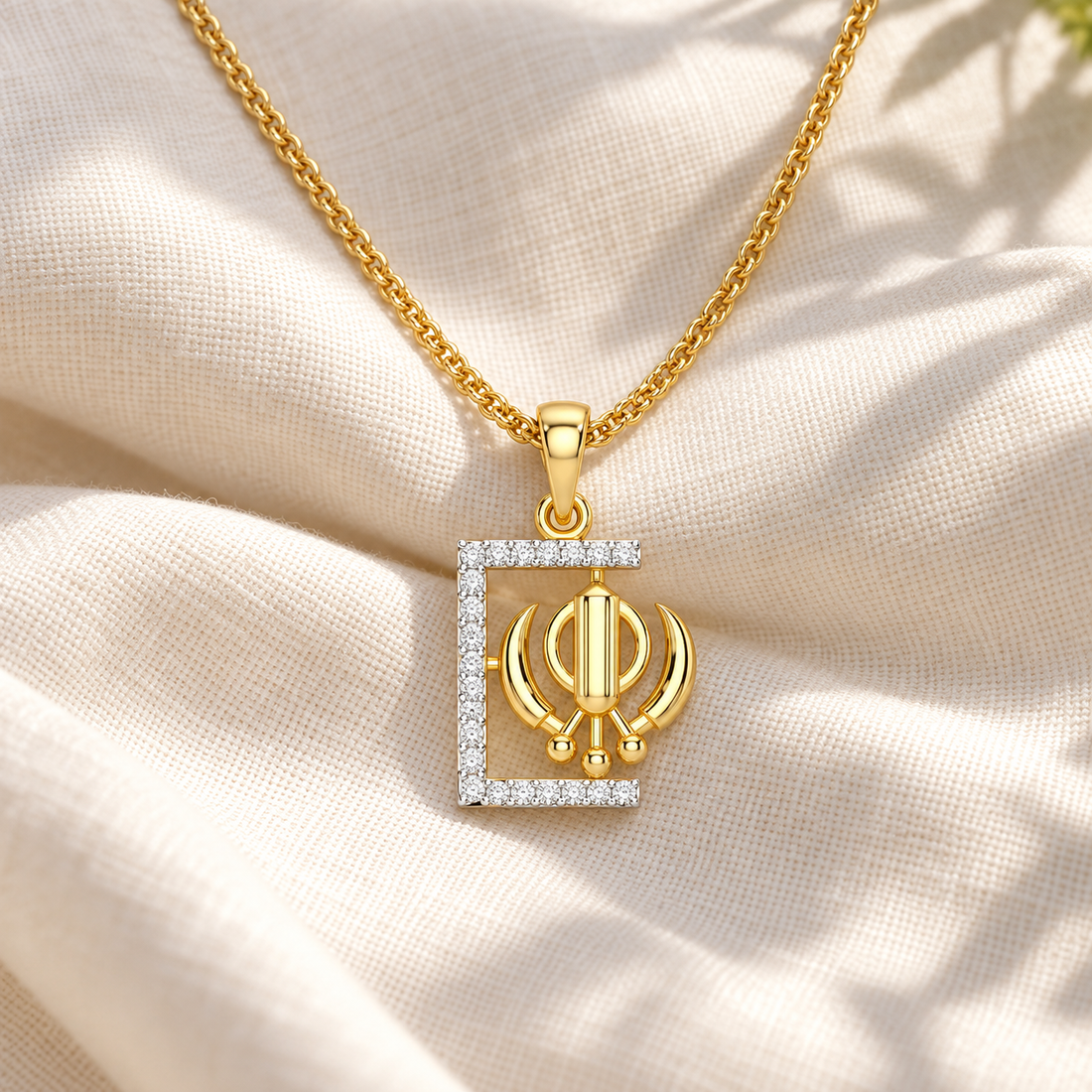 Khalsa Aura Silver Pendant