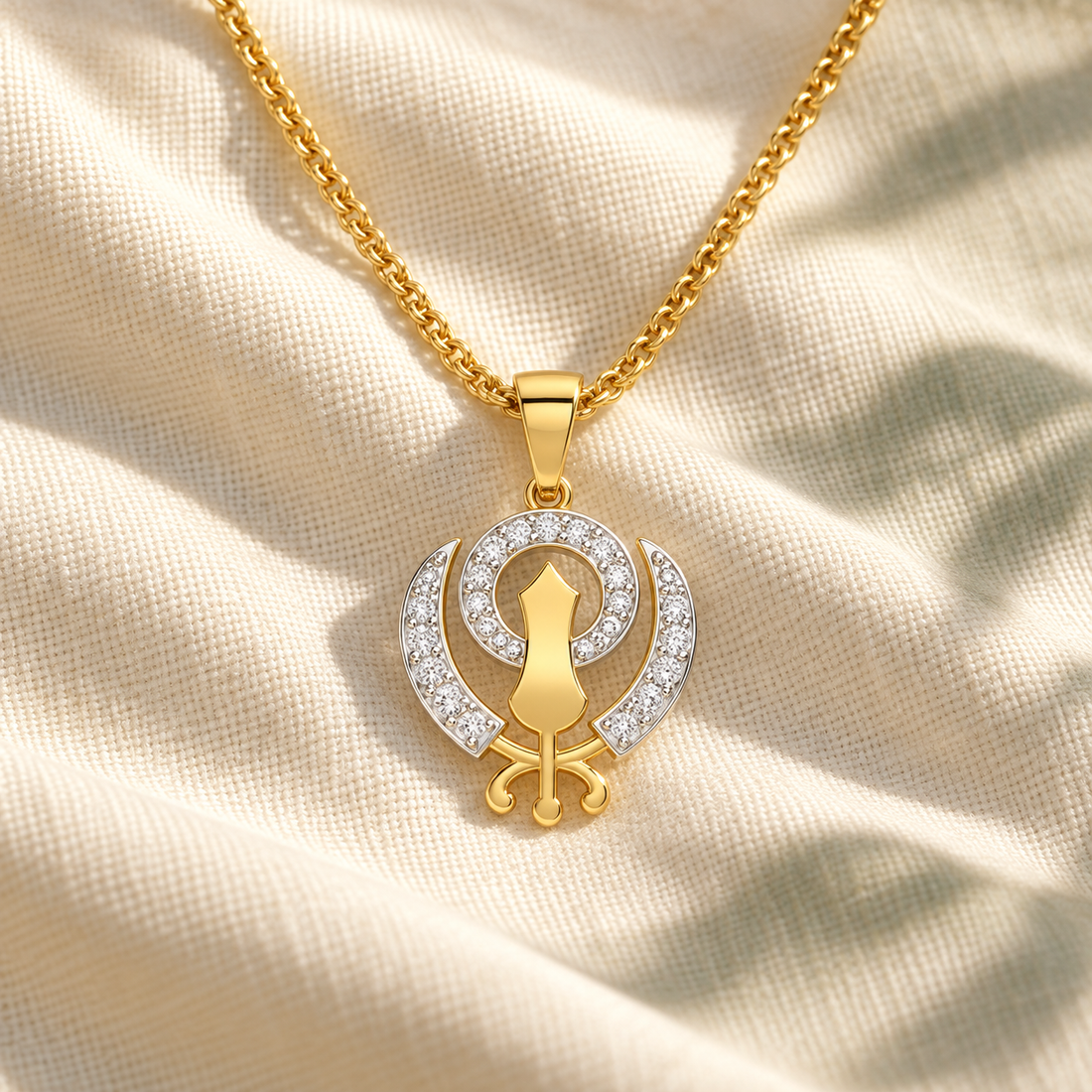 Khalsa Eternal Silver Pendant
