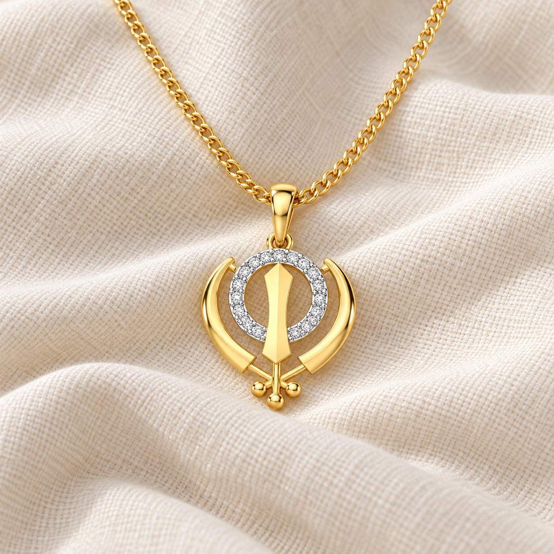 Khalsa Meher Silver Pendant