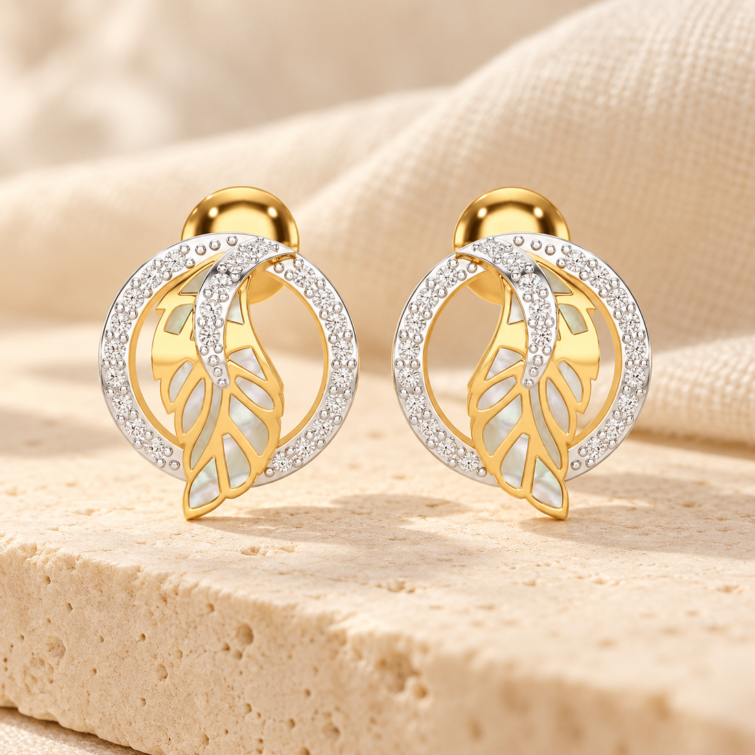 Legacy Shine Silver Stud Earrings