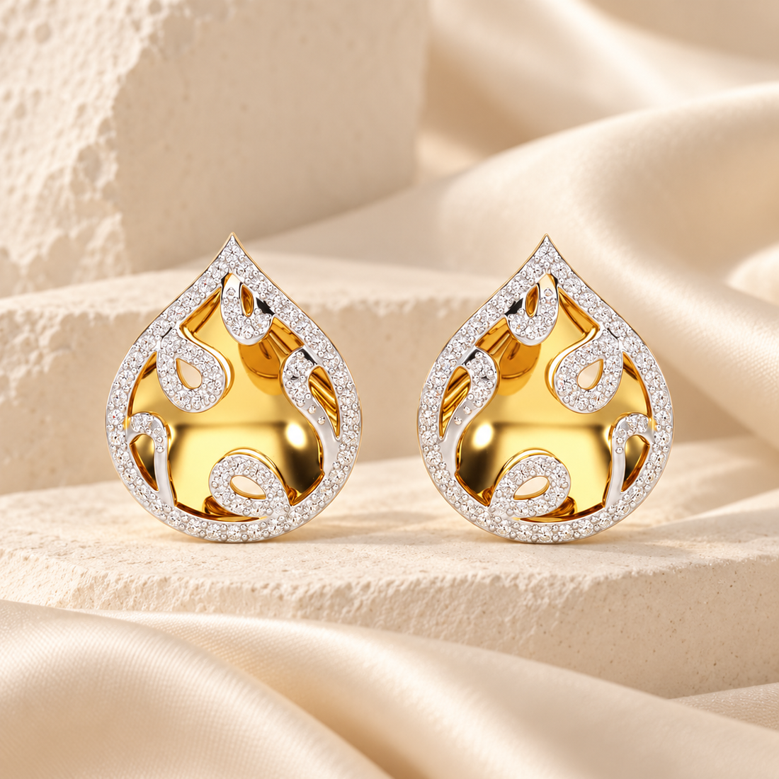 Luminous Celestia Silver Earrings