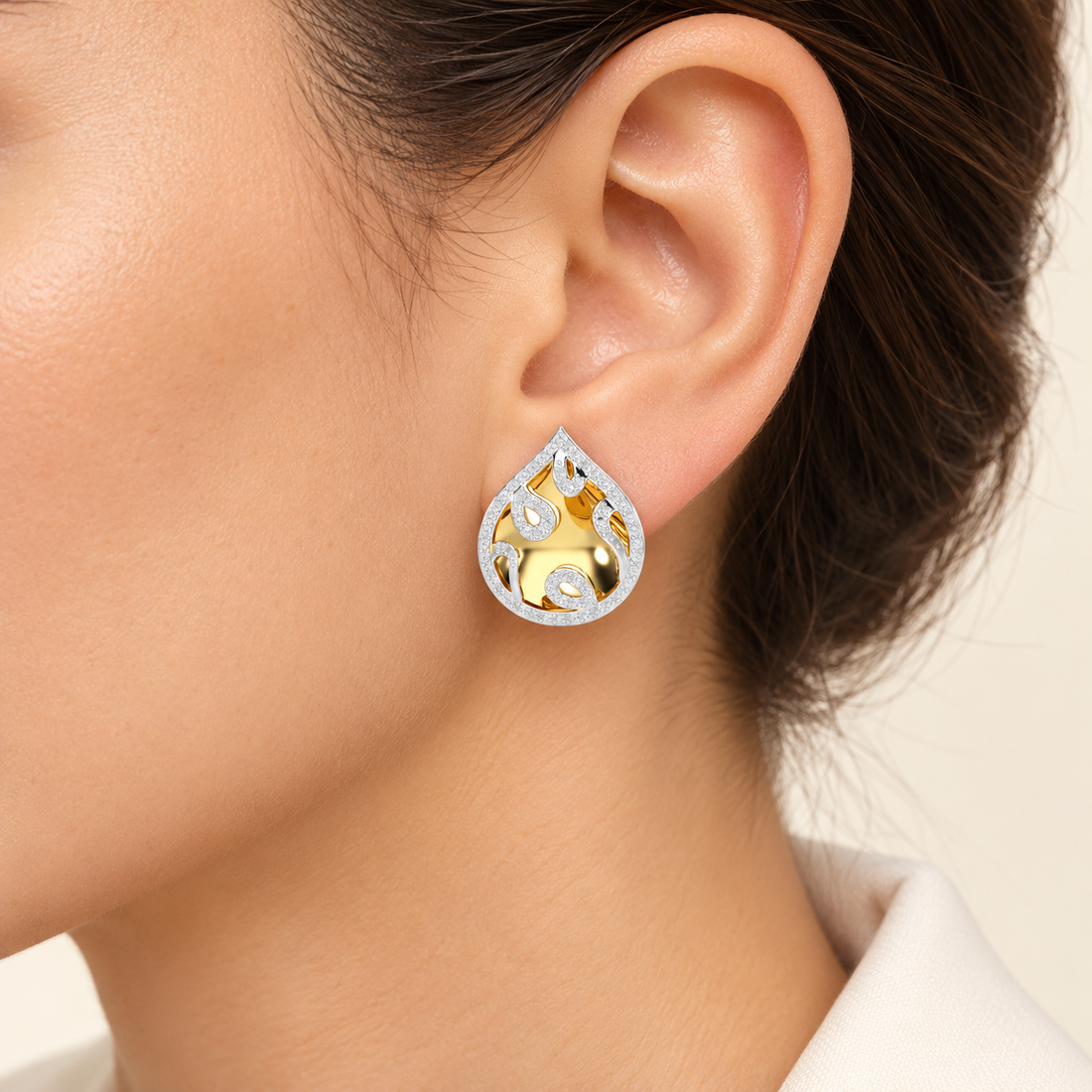 Luminous Celestia Silver Earrings