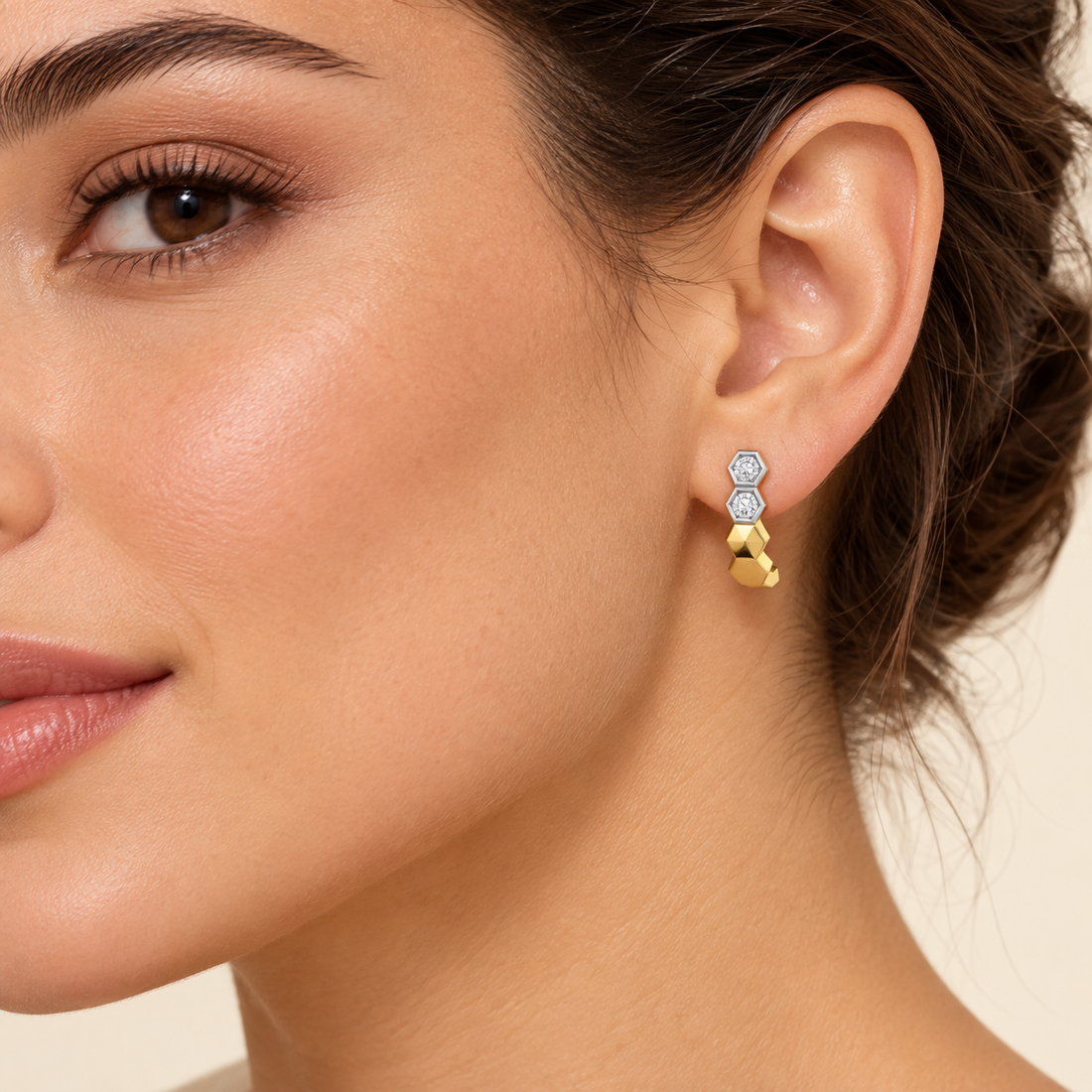 Majestic Marvel Silver Stud Earrings