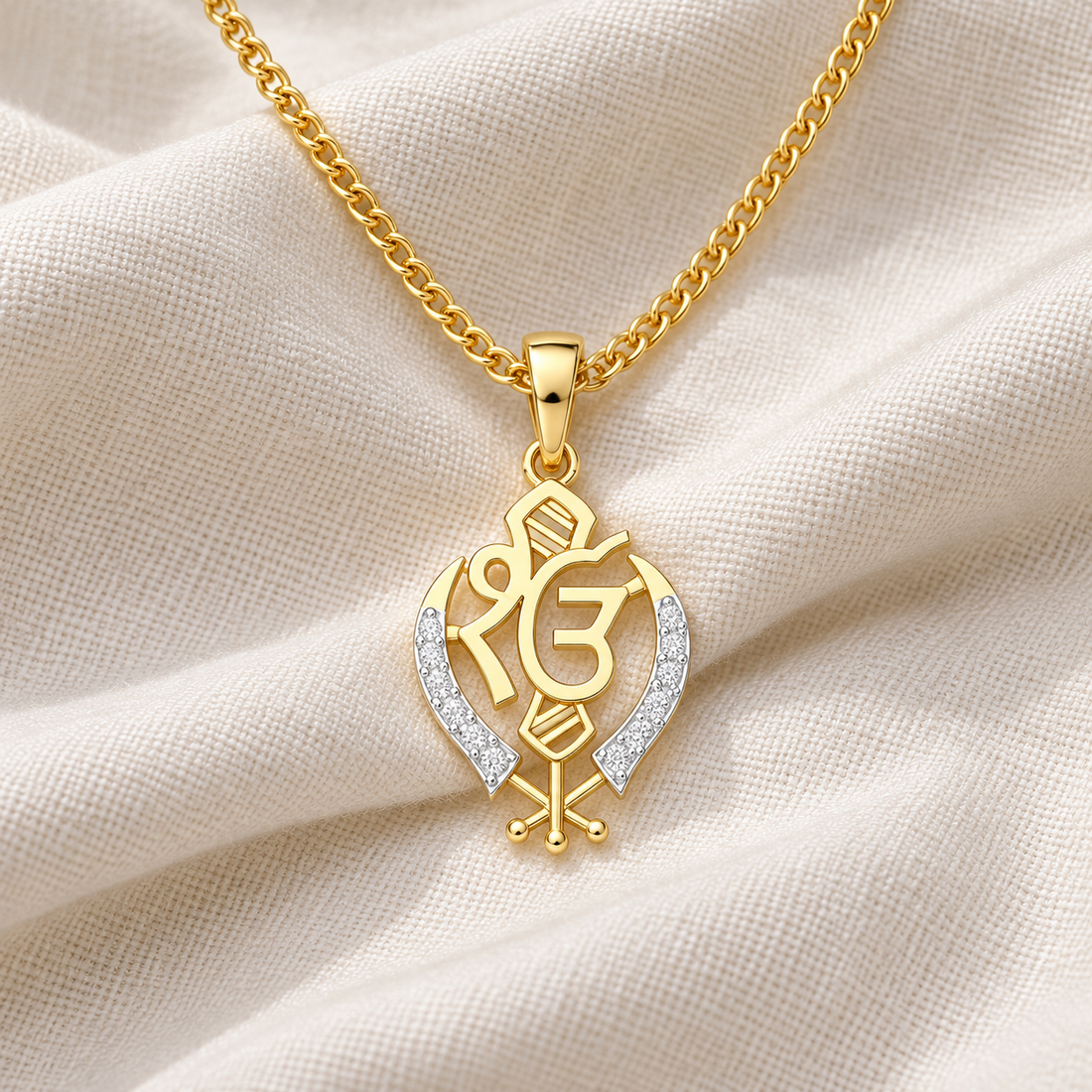 Onkar Supreme Silver Pendant