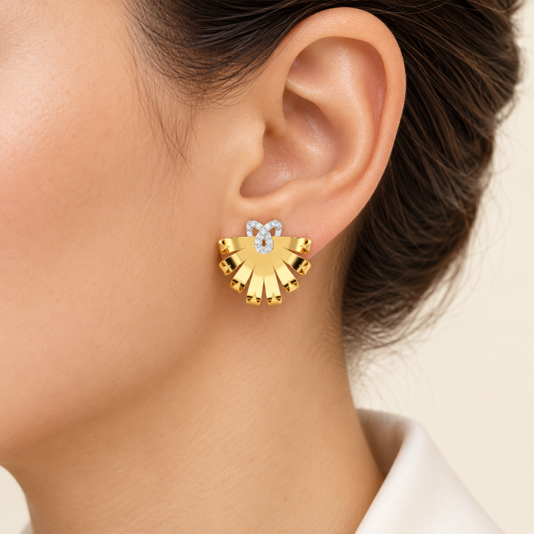 Radiant Scintilla Silver Earrings