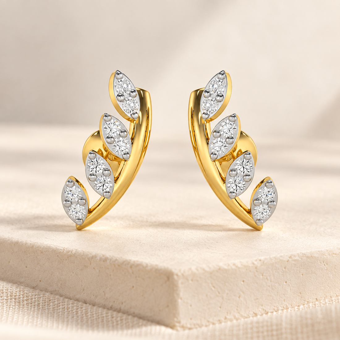 Royal Remembrance Silver Stud Earrings