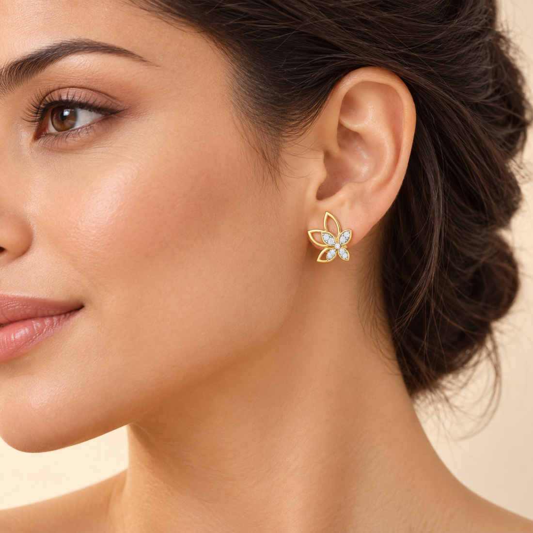 Timeless Tranquility Silver Stud Earrings