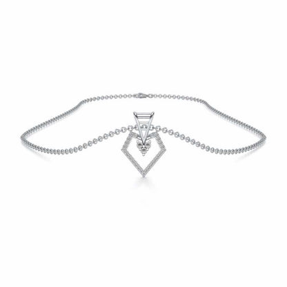 A Cute Sheen Silver Pendant - White Gold - Image 3