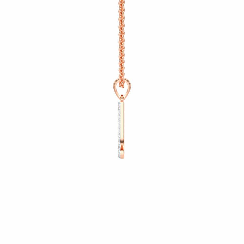 A-Luke Silver Pendant - Rose Gold - Image 3