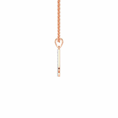 A-Luke Silver Pendant - Rose Gold - Image 3