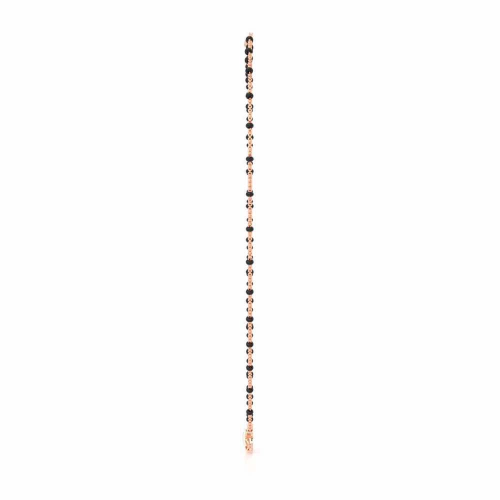 Abhinandan Silver Mangalsutra - Rose Gold - Image 4