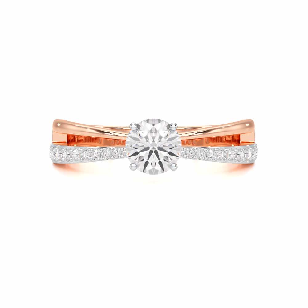 Aceede Solitaire Ring - Rose Gold - Image 4