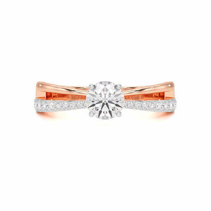 Aceede Solitaire Ring - Rose Gold - Image 4