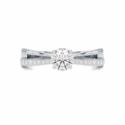 Aceede Solitaire Ring - White Gold - Image 4