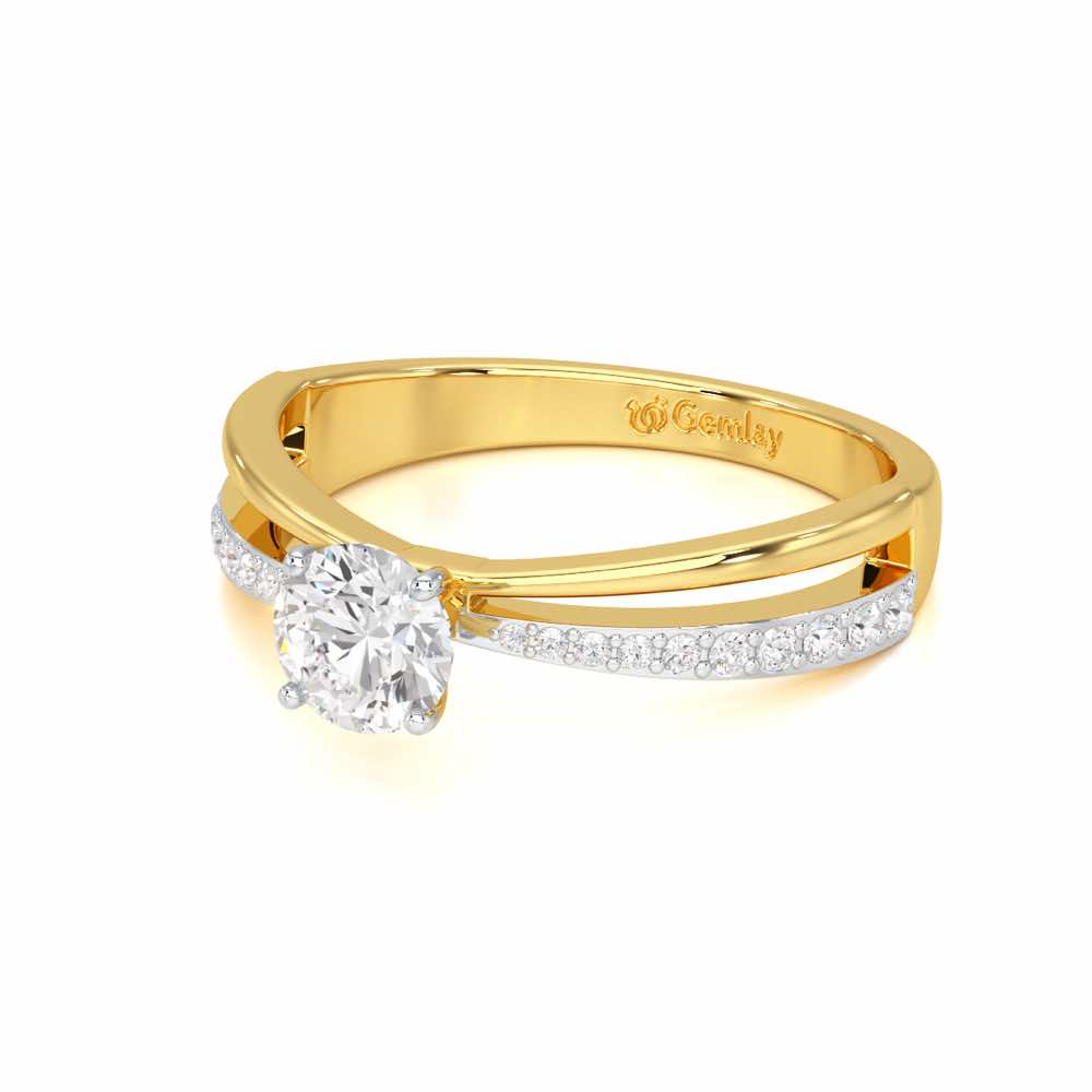 Aceede Solitaire Ring - Yellow Gold - Image 2