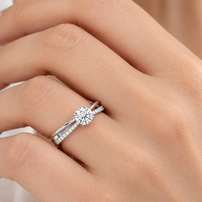 Aceede Solitaire Ring square model