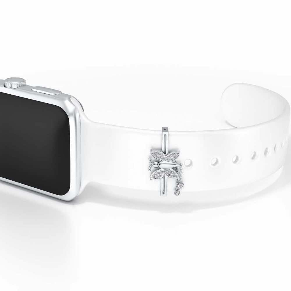 Acna Fly Silver Watch Band - White Gold - Image 1