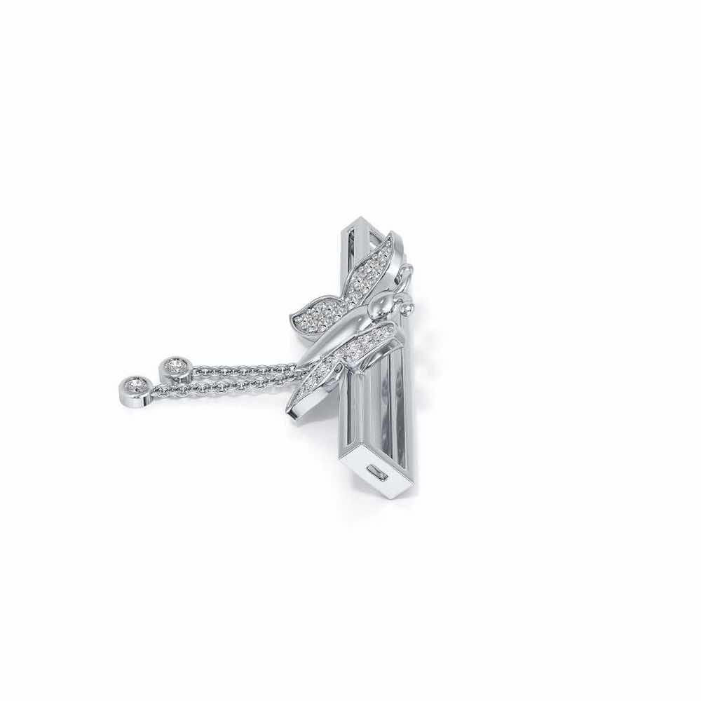 Acna Fly Silver Watch Band - White Gold - Image 4