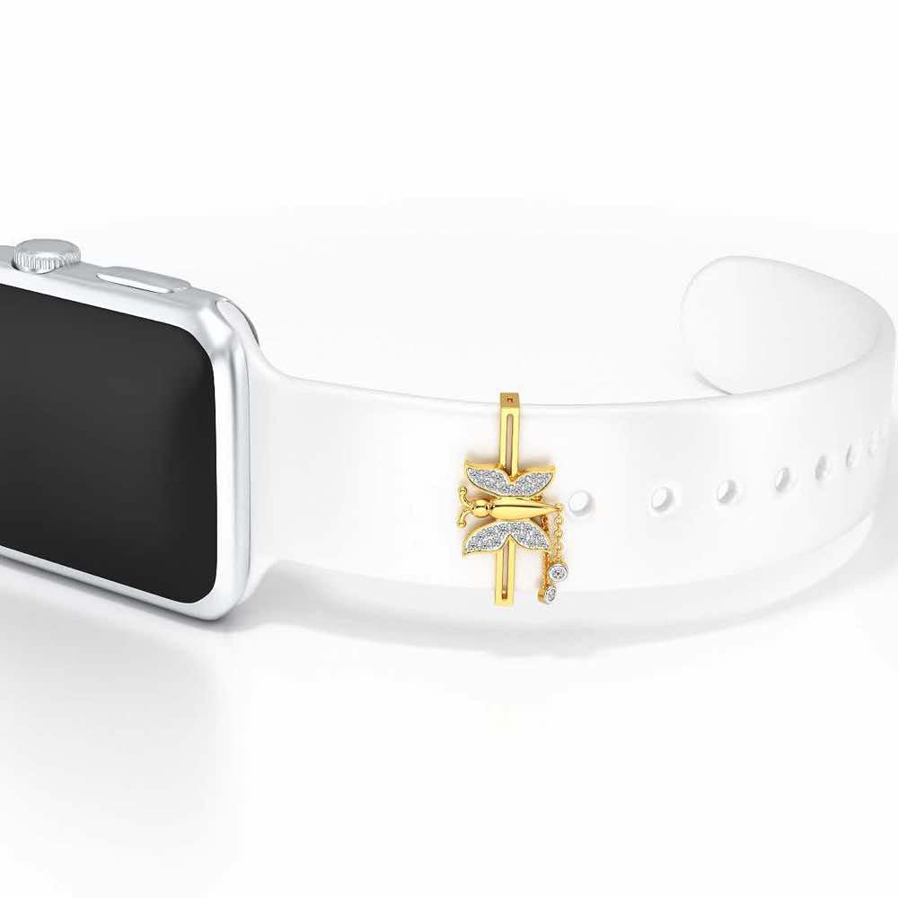 Acna Fly Silver Watch Band - Yellow Gold - Image 1
