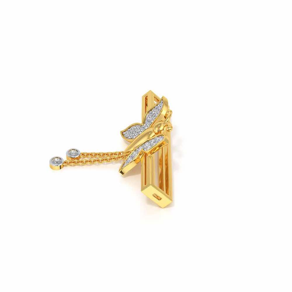 Acna Fly Silver Watch Band - Yellow Gold - Image 4
