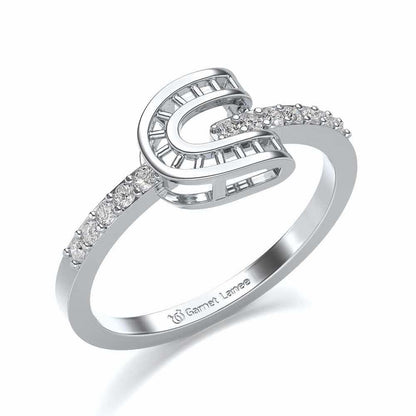 Adveta Silver Ring - White Gold - Image 1