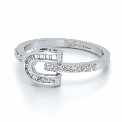Adveta Silver Ring - White Gold - Image 2