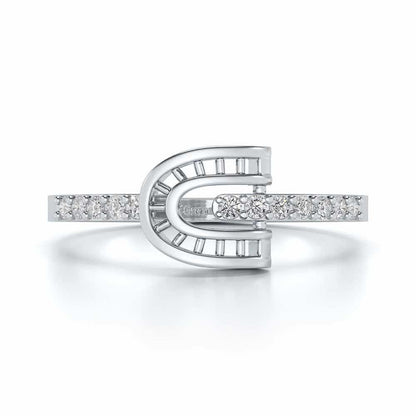 Adveta Silver Ring - White Gold - Image 4