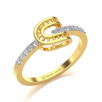 Adveta Silver Ring - Yellow Gold - Image 1