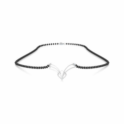 Agni Pariksha Silver Mangalsutra - White Gold - Image 3