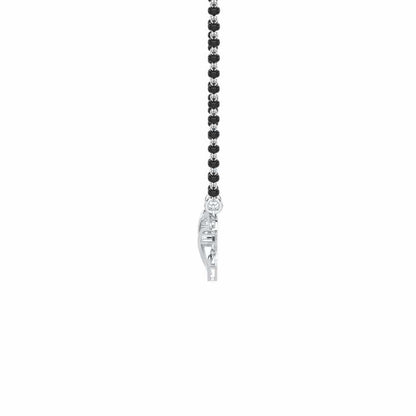 Agni Pariksha Silver Mangalsutra - White Gold - Image 4