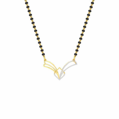 Agni Pariksha Silver Mangalsutra - Yellow Gold - Image 1